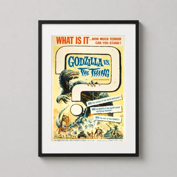 Godzilla vs. The Thing 1964 American International Poster Movie Poster