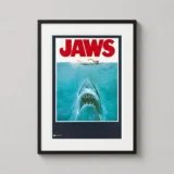 Jaws 1975 Great White Shark Attack Movie Poster