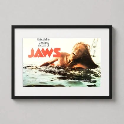 Jaws 1975 Vintage Movie Poster - movie poster from MerchFuse