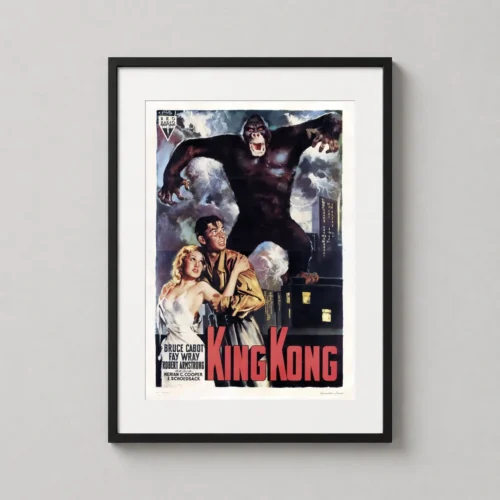 King Kong 1933 Vintage Italian Movie Poster