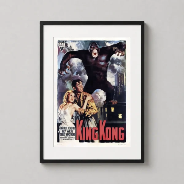 King Kong 1933 Vintage Italian Movie Poster