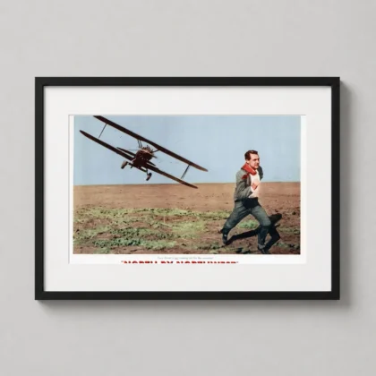 North by Northwest Art – Iconic Crop Duster cinema movie poster by MerchFuse
