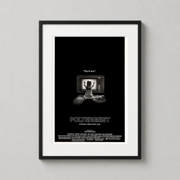 Poltergeist 1982 They're Here Vintage Horror Movie Poster