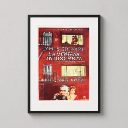 Rear Window 1954 Vintage Movie - movie poster from MerchFuse