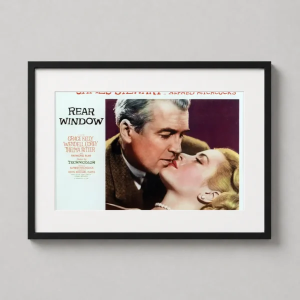 Rear Window James Stewart & Grace Kelly Print Movie Poster