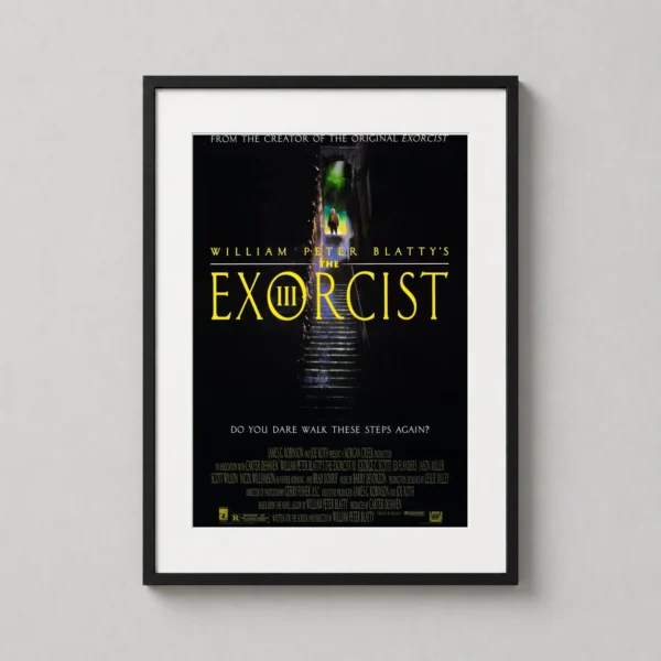 Exorcist III Ominous Steps Horror Movie Poster