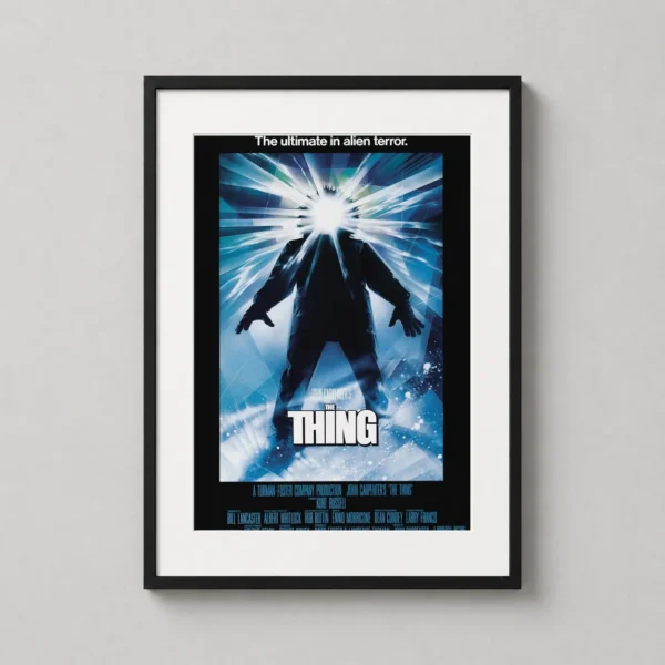 John Carpenter's The Thing Horror Movie Light Burst Movie Poster