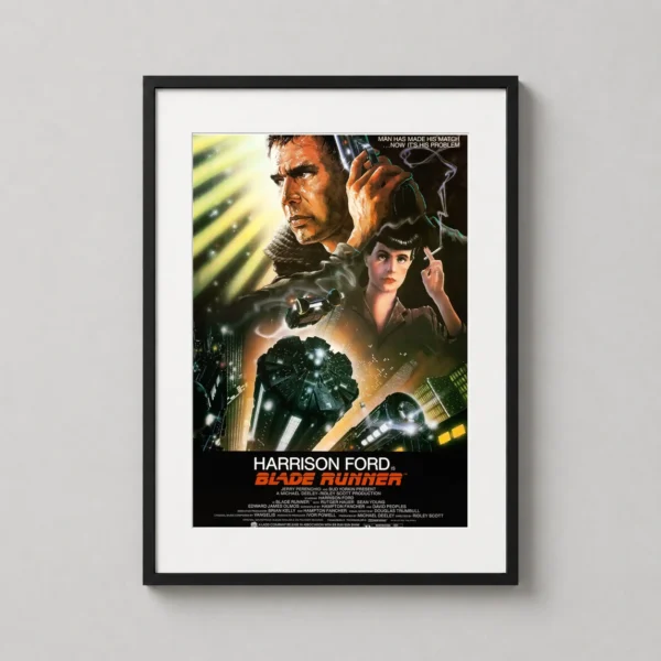 Blade Runner 1982 Classic Sci-Fi Film Poster