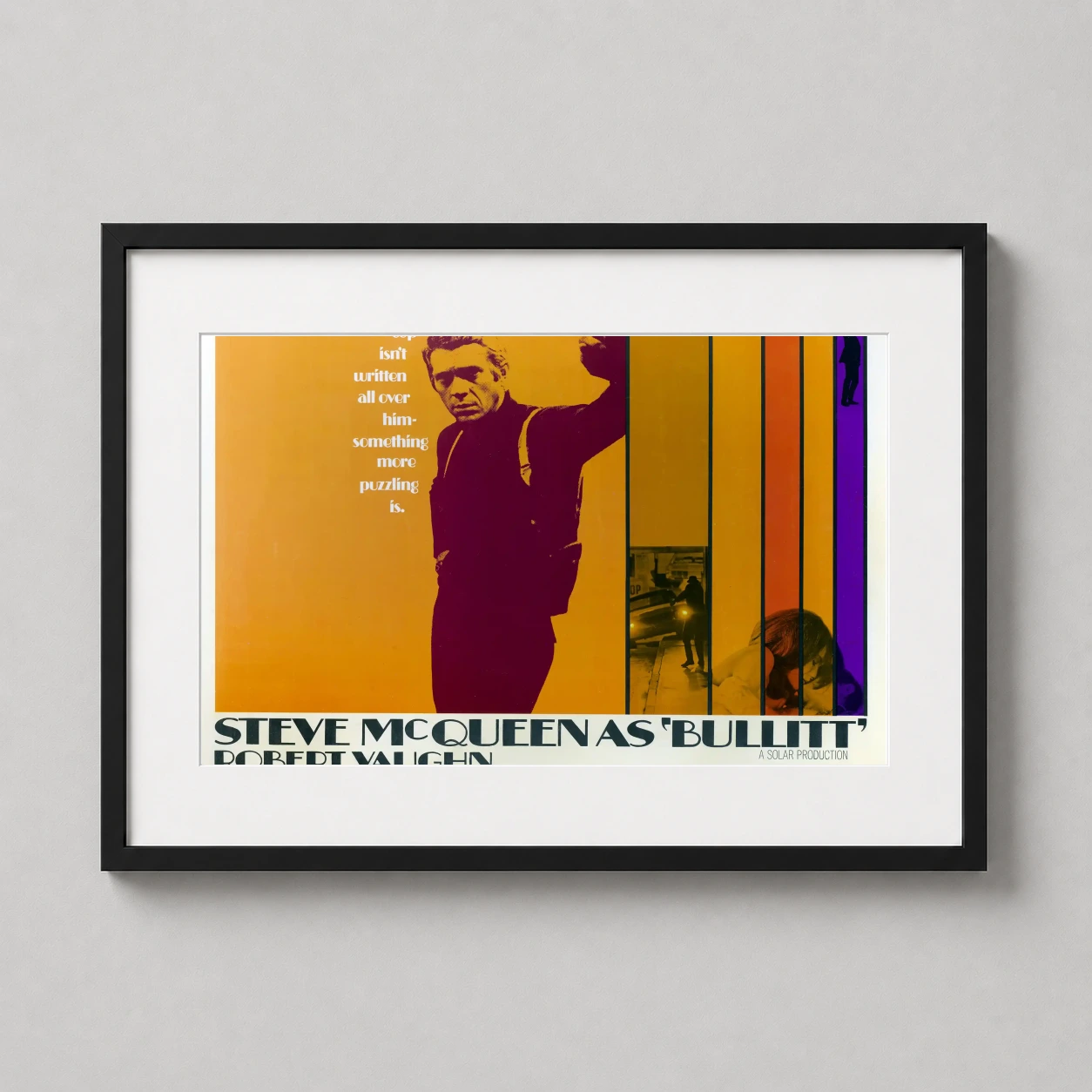 Bullitt 1968 Steve Mcqueen — bullitt 1968 Steve McQueen is presented as a frame-ready movie poster
