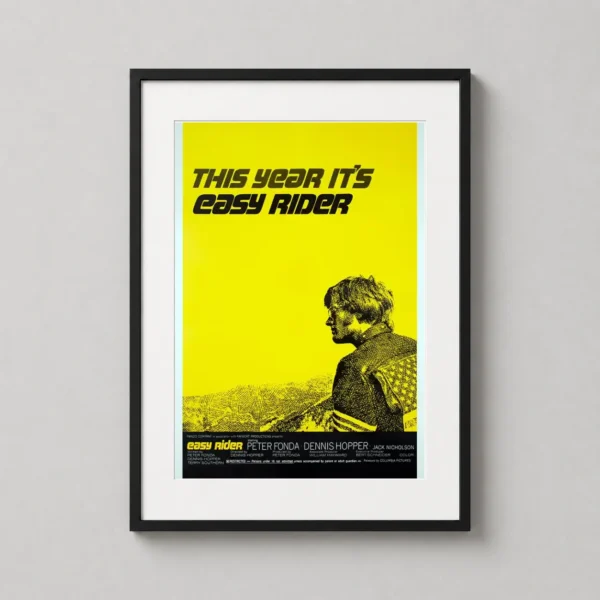 Easy Rider, Classic 1969 Movie Poster