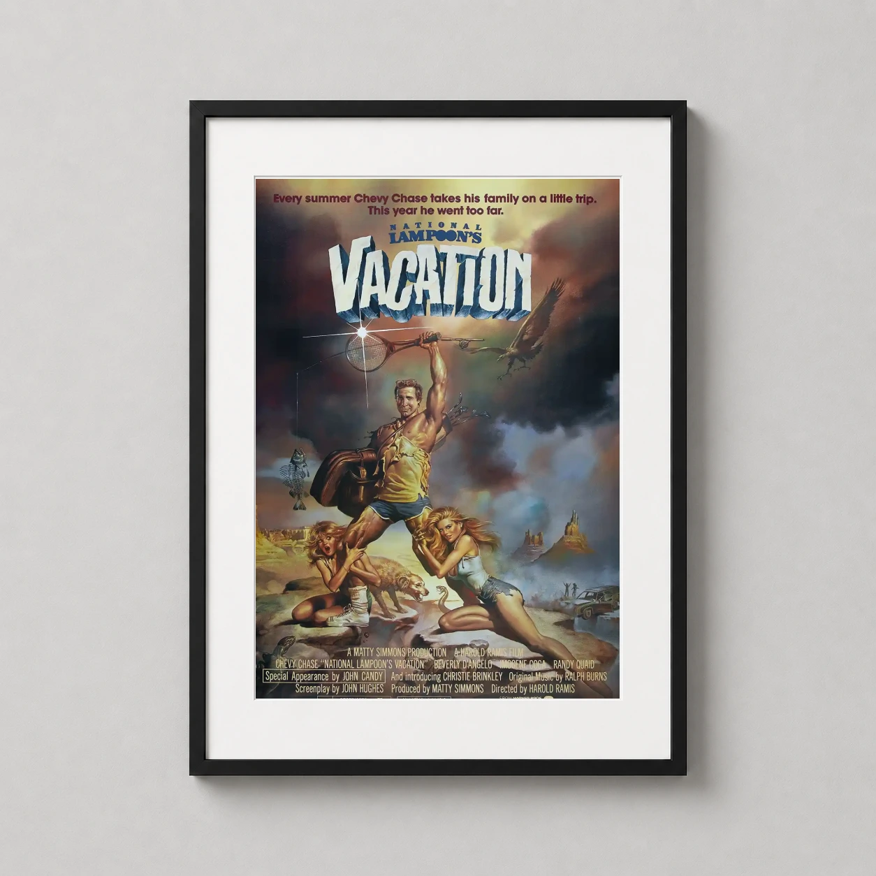 National Lampoon's Vacation — theatrical artwork for the 1983 comedy classic National Lampoon's