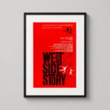 West Side Story 1961 Vintage Musical Fire Escape Movie Poster