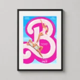 Margot Robbie Barbie 2023 Cinema Movie Poster