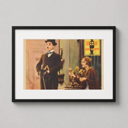 Charlie Chaplin City Lights – Classic movie poster for gallery wall display by MerchFuse
