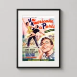 An American in Paris Vintage French Movie Poster