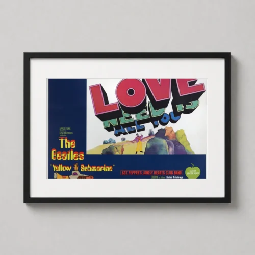 Beatles Yellow Submarine All You Need Is Love 1968 Movie Poster
