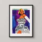 Seven Year Itch German Typographic Movie Poster