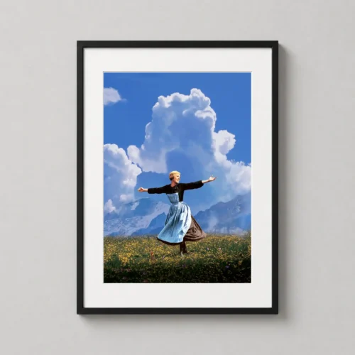 The Sound of Music Maria in the Austrian Alps Movie Poster