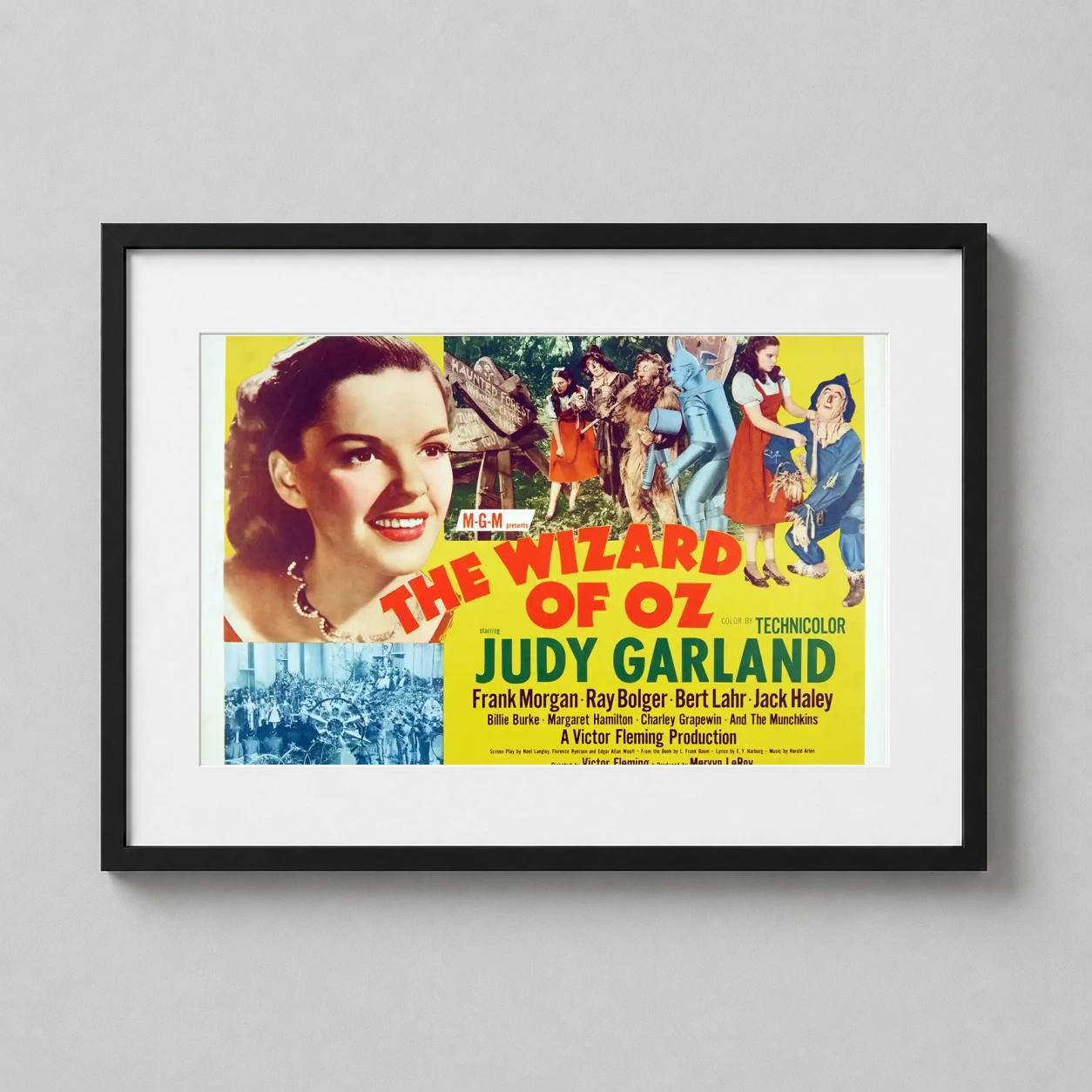 Wizard of Oz — vintage movie poster for the 1939 MGM classic The Wizard of Oz