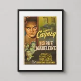 13 Rue Madeleine Vintage James Cagney Film Noir Movie Poster