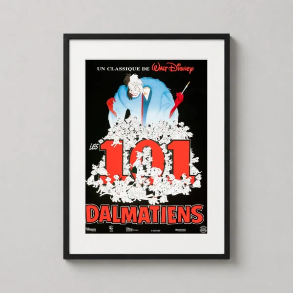 101 Dalmatians Cruella de Vil French Movie Poster
