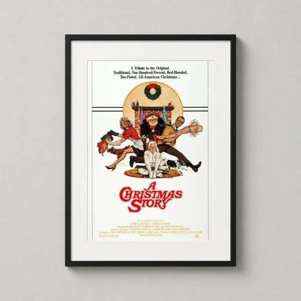 A Christmas Story Ralphie Bunny Suit and Leg Lamp Movie Poster