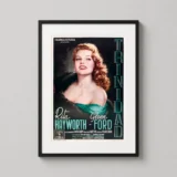 Rita Hayworth Affair in Trinidad Vintage Film Noir Movie Poster