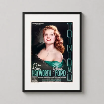 Affair in Trinidad – Vintage Rita Hayworth wall print with period-inspired character by MerchFuse