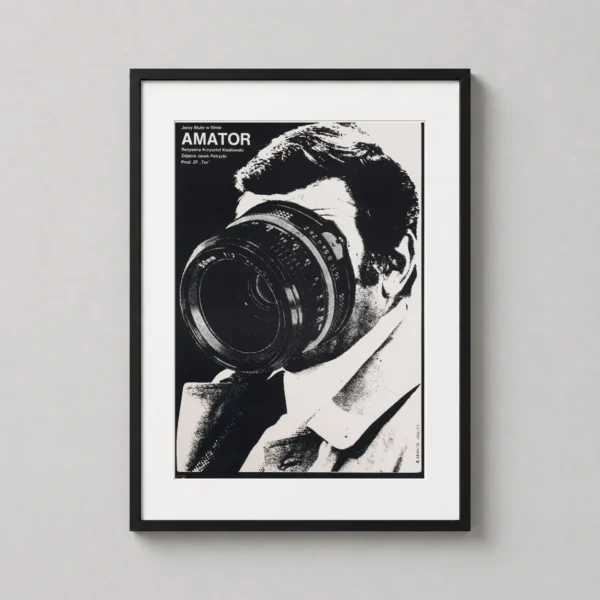Amator Camera Buff 1979 Krzysztof Kieslowski Movie Poster