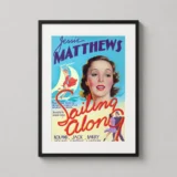 Sailing Along 1938 Jessie Matthews Retro Movie Poster