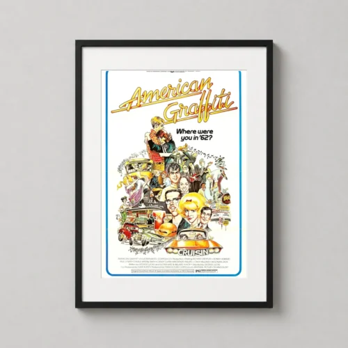 American Graffiti 1973 Classic Movie Retro Mel's Drive-In Movie Poster