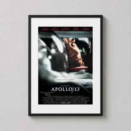 MerchFuse Apollo 13 Houston We Have a Problem movie poster with cinema character