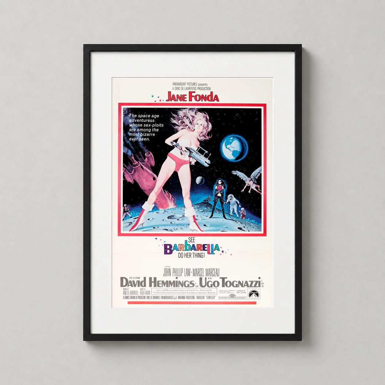 Barbarella 1968 Jane Fonda — jane Fonda stars as the titular space adventuress in this 1968