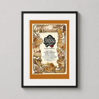 MerchFuse Barry Lyndon Illustrated – Storybook movie poster with cinema character