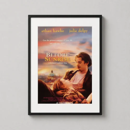 Before Sunrise Jesse and Celine Vienna Movie Poster