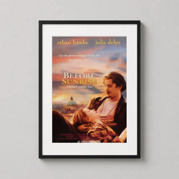 Before Sunrise Jesse and Celine Vienna Movie Poster