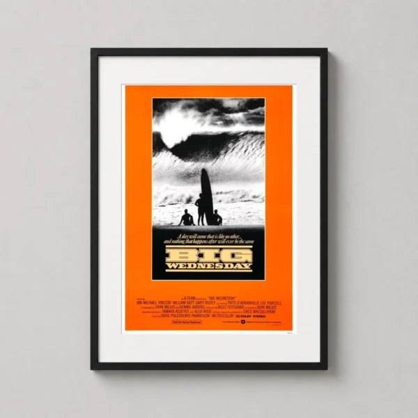 Big Wednesday 1978 Surfing Film Retro Movie Poster