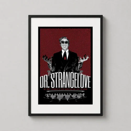 Dr. Strangelove Peter Sellers Minimalist Movie Poster