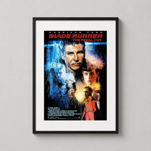 Blade Runner The Final Cut Harrison Ford Sci-Fi Movie Poster