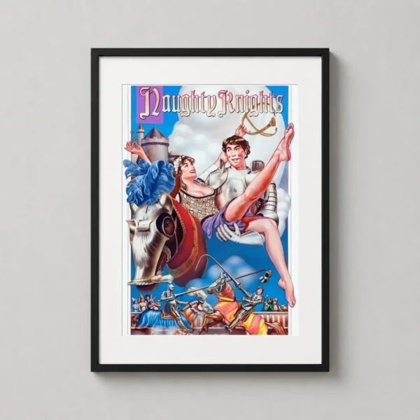 Naughty Knights Vintage Fantasy Bob Gleason Movie Poster