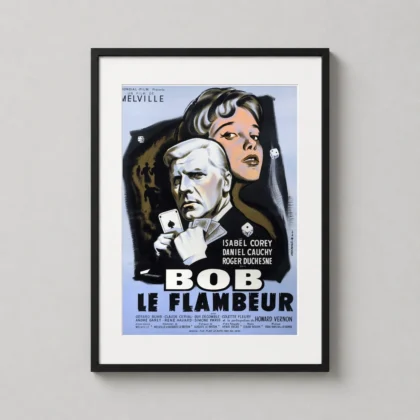 Bob le Flambeur 1956 – French Film Noir movie poster for gallery wall display by MerchFuse