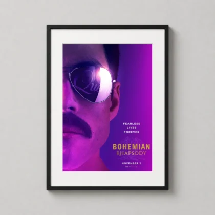 Bohemian Rhapsody Freddie Mercury – Aviator decorative movie poster for curated interiors by MerchFuse