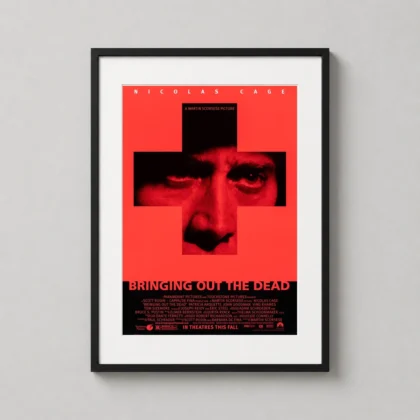 MerchFuse Bringing Out the Dead – Scorsese Nicolas Cage movie poster with cinema character