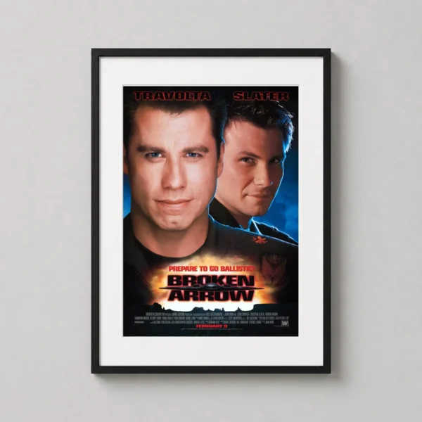 Broken Arrow Travolta and Slater Action Movie Poster
