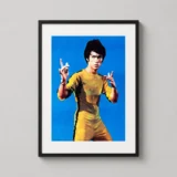 Bruce Lee Game of Death Yellow Jumpsuit Movie Poster