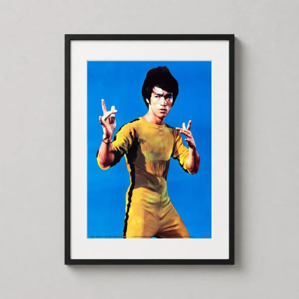 Bruce Lee Game of Death Yellow Jumpsuit Movie Poster