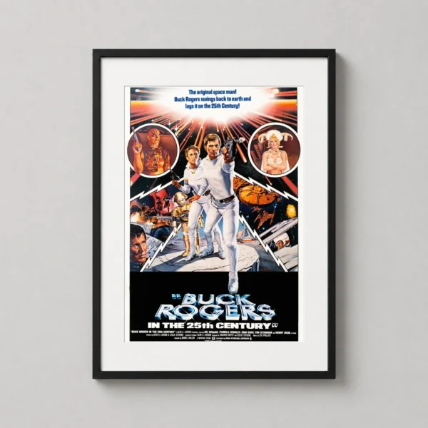 Buck Rogers in the 25th Century Retro Sci-Fi Movie Poster
