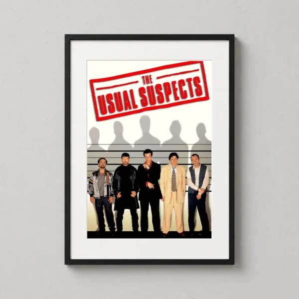 The Usual Suspects Police Lineup Scene Movie Poster
