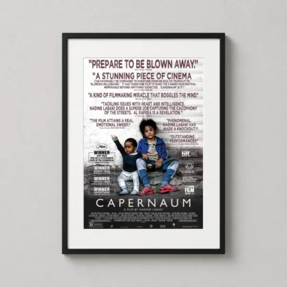 Capernaum Theatrical Release movie poster for gallery wall display by MerchFuse
