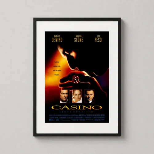 Casino 1995 Film, Martin Scorsese Cinematic Movie Poster